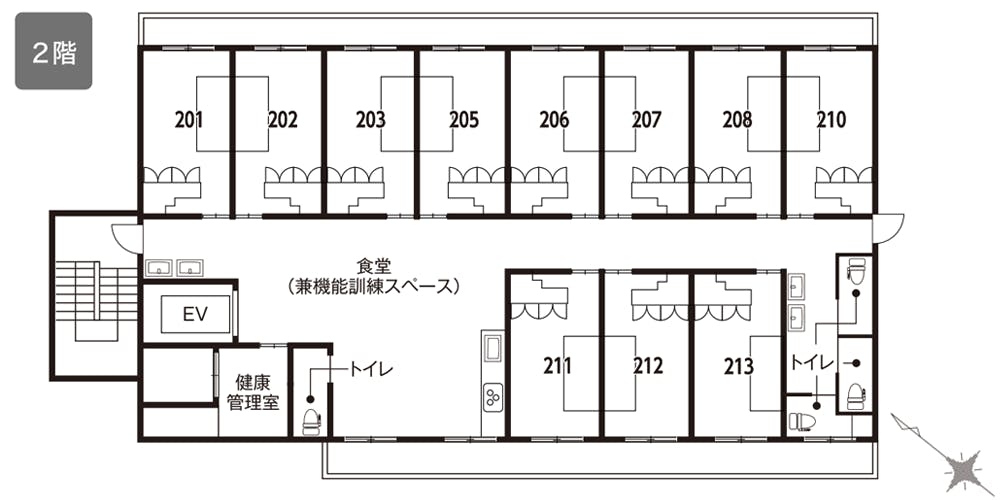 イリーゼあざみ野 間取図