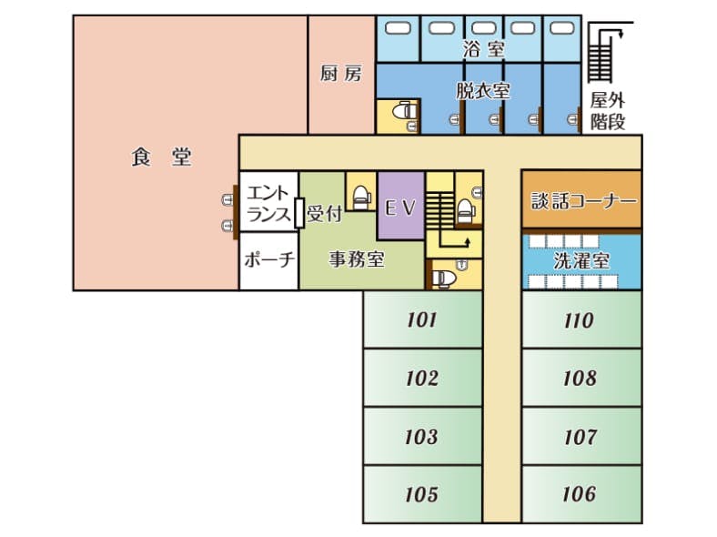 MYYケアリング萱島 間取図