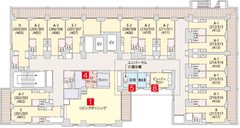 アライブ代々木大山町 間取図