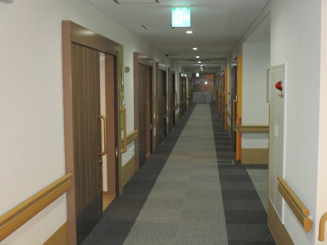 サービス付き高齢者向け賃貸住宅パレ・ルーチェ仲間町 2階廊下