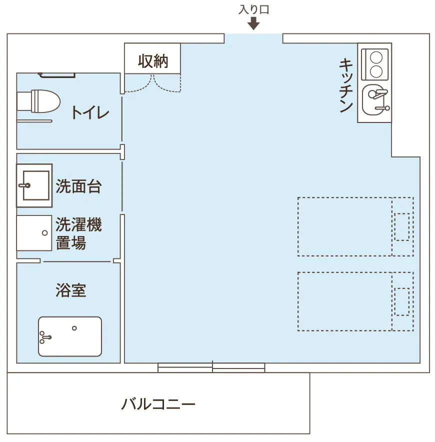 ココファン野々市弐番館 間取図