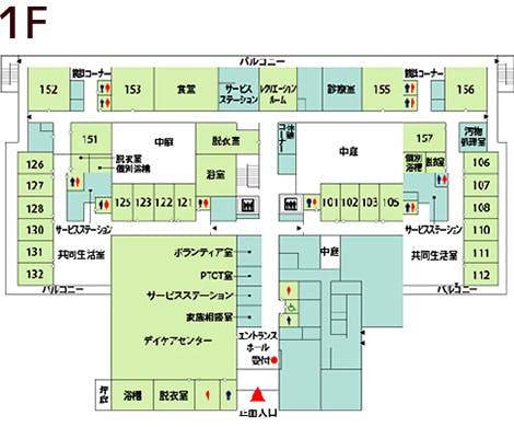医療法人積愛会千の星・よこはま 間取図