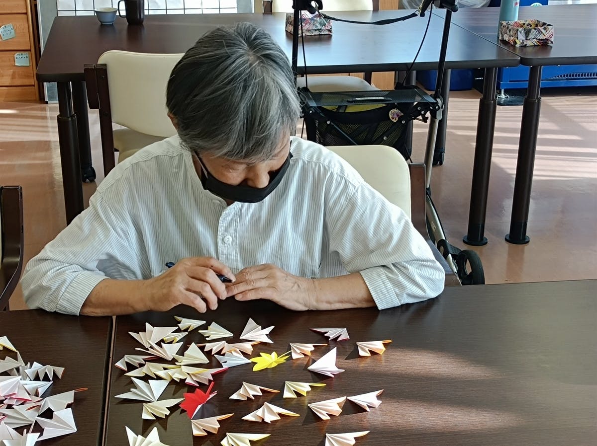 ガーデンコート東松山 室内飾り作り