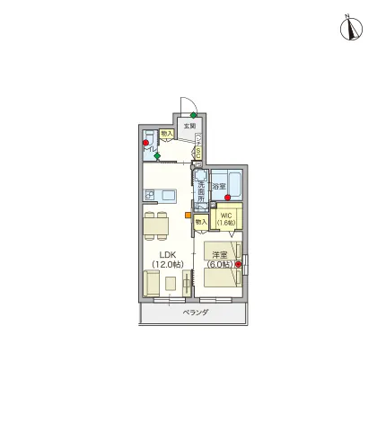 ヘーベルVillage等々力 間取図
