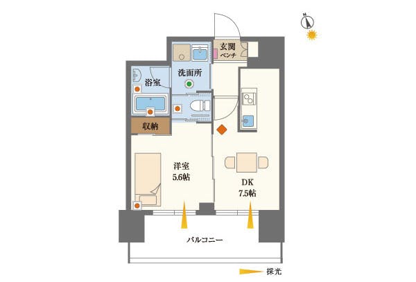 グランドマスト椎名町 間取図
