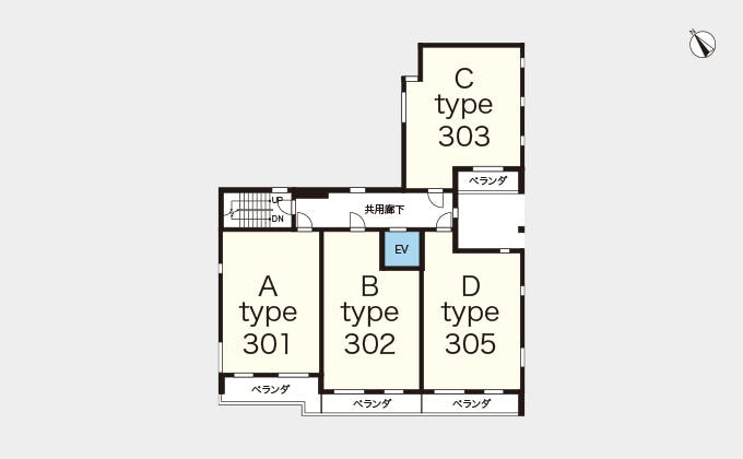 ヘーベルVillage大船 間取図