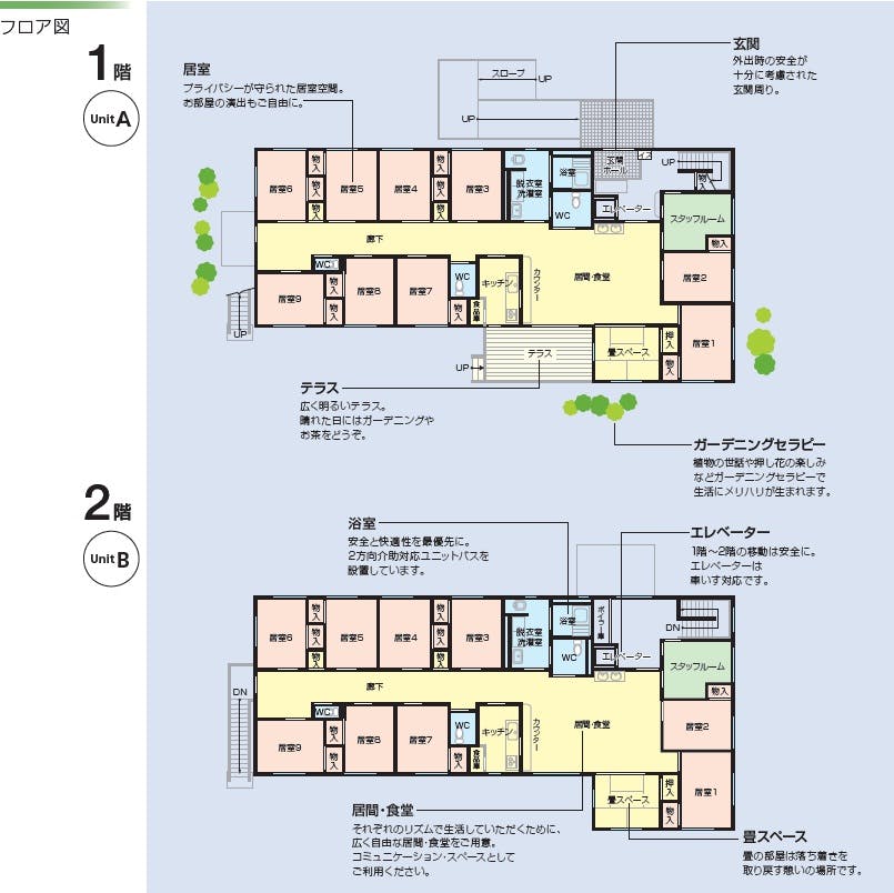 ニチイケアセンター千歳北陽 間取図