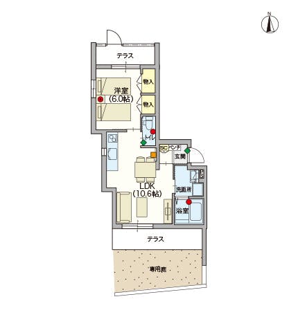 ヘーベルVillage江古田 間取図