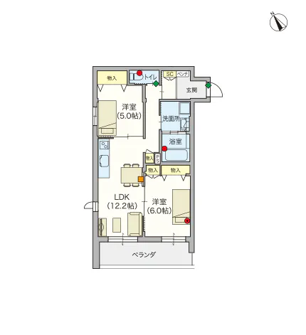 ヘーベルVillage藤沢本町 間取図