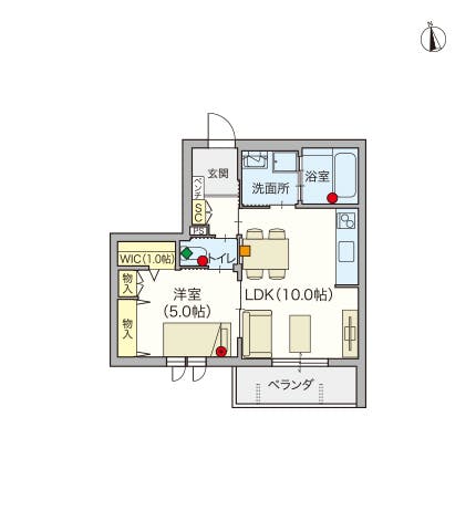 ヘーベルVillage稲田堤 間取図