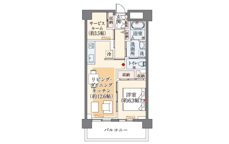 マストクレリアン鎌倉 間取図