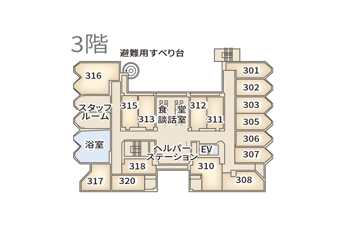 介護付有料老人ホーム ソラスト江戸川 間取図