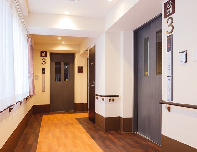 リアンレーヴ相模原 エレベーターホール