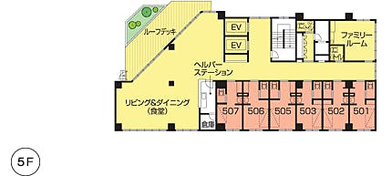 ニチイホーム 中馬込 間取図