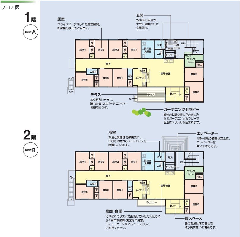 ニチイケアセンター広島海田 間取図