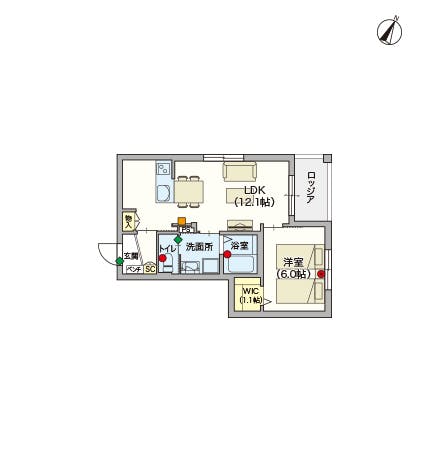 ヘーベルVillage 青砥 間取図