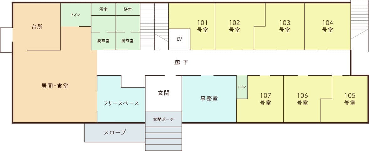 あおいもみじ台南館 間取図