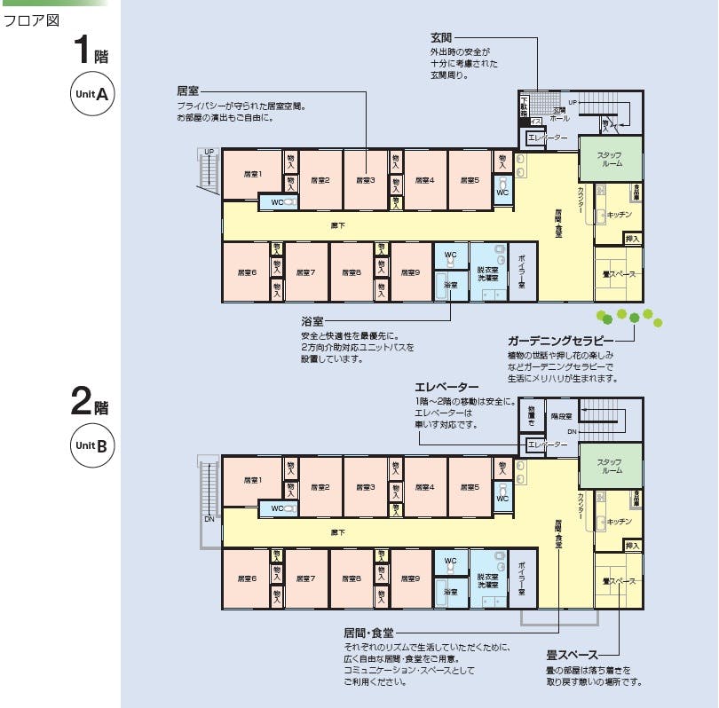 ニチイケアセンターもみじ台 間取図