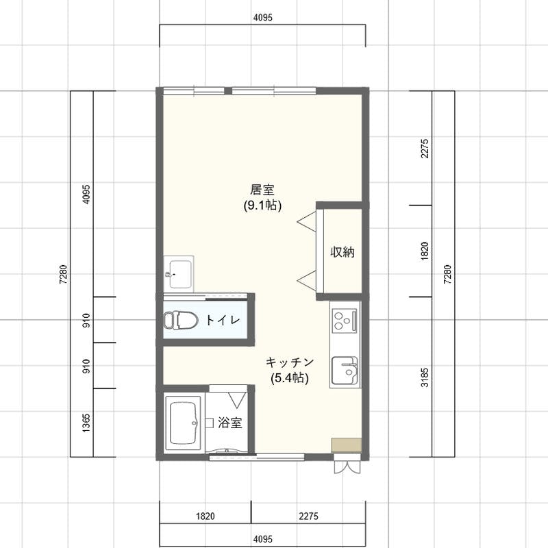 びはらホームこすもす館 間取図