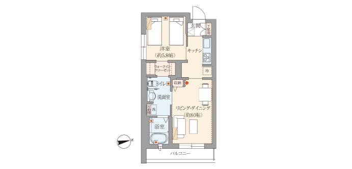 グランドマスト練馬桜台 間取図