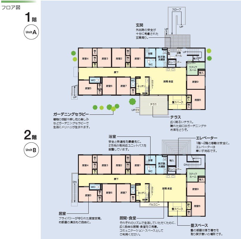 ニチイケアセンター大和西鶴間 間取図