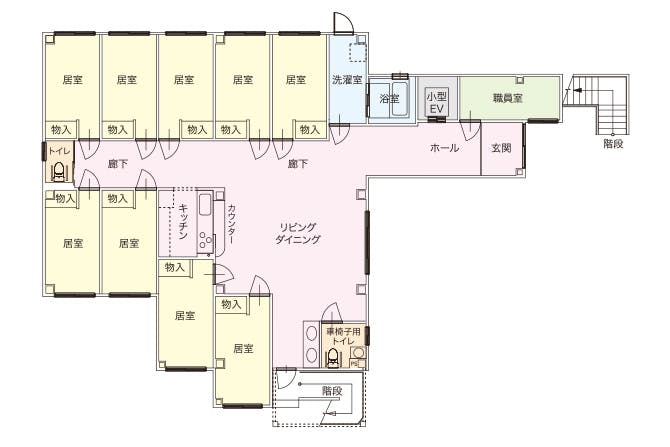 グループホームフレンド天下茶屋 間取図