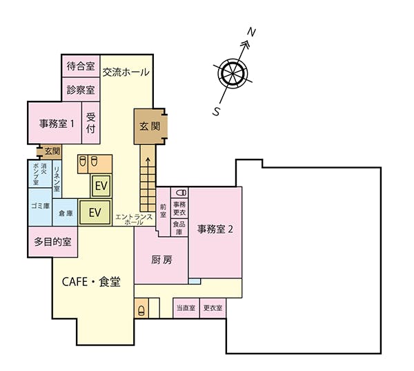 サービス付き高齢者向け住宅潮騒の家 間取図