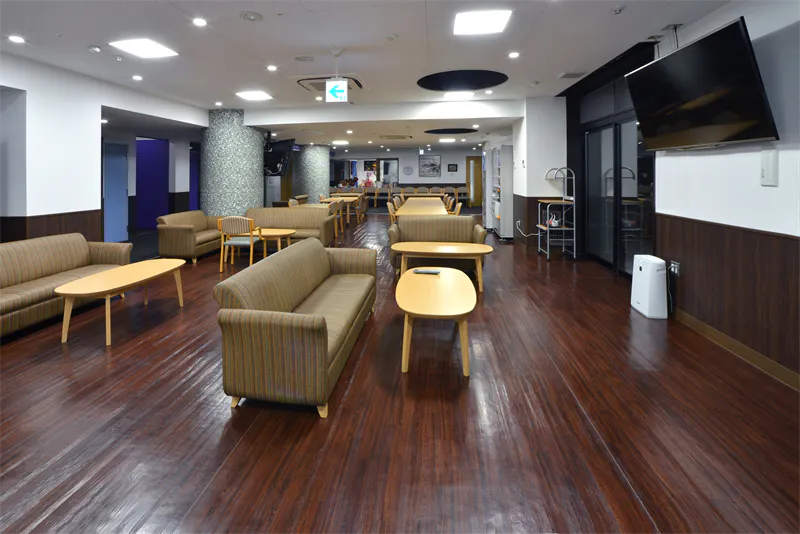 ケアハウス ベルエア 食堂兼談話室