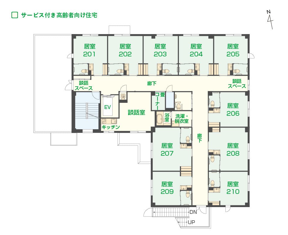 エイジフリーハウス川崎菅生 間取図