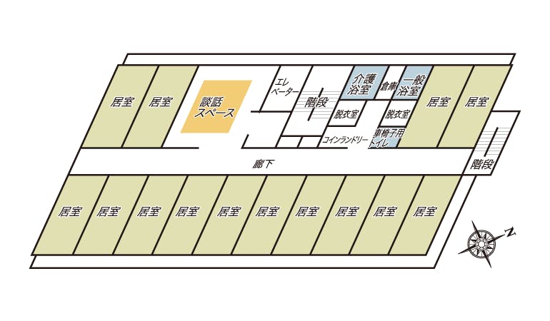 アルファリビング鹿児島上荒田 間取図