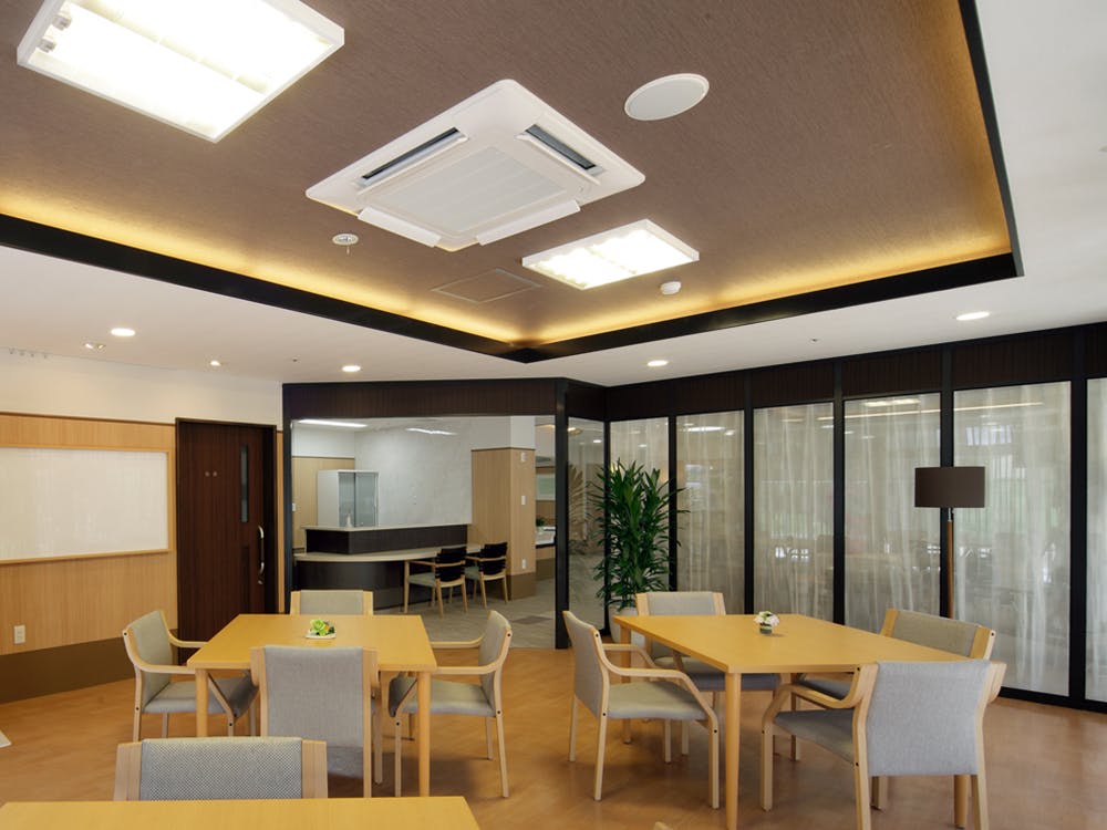 チャーム東淀川瑞光 食堂兼機能訓練室