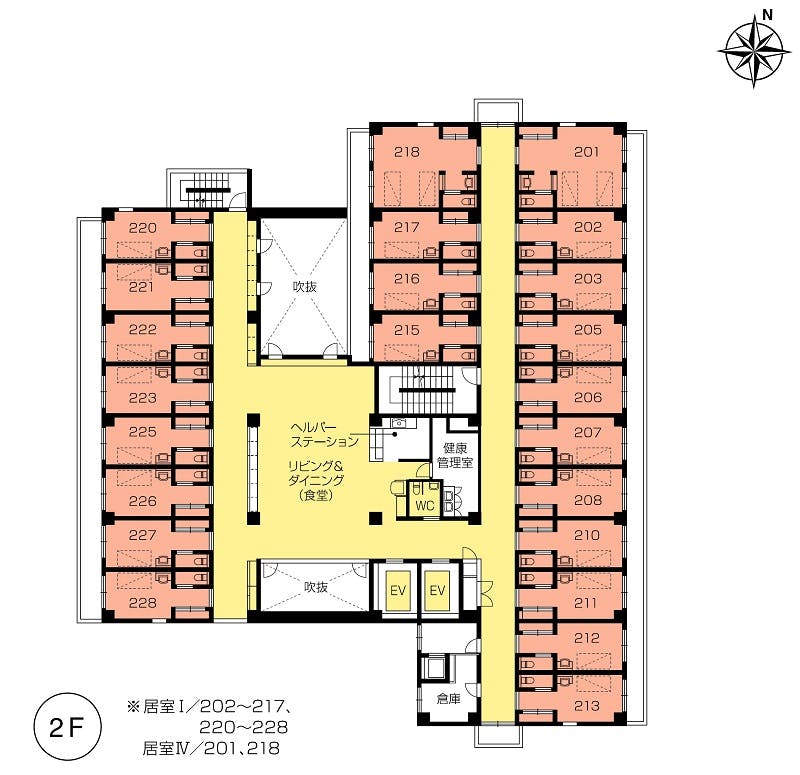 ニチイホーム 江戸川 間取図