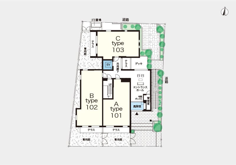 ヘーベルVillage羽田Ⅰ 間取図