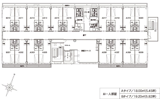 アルファリビング福岡七隈 間取図