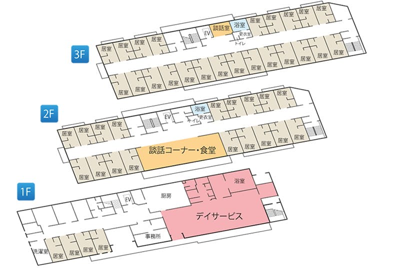 メディケアハウス 富野 間取図