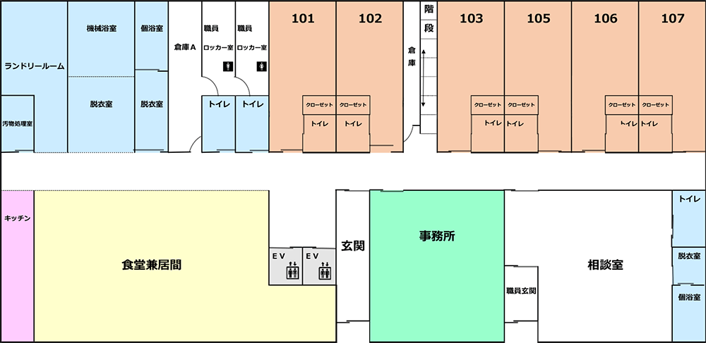 医療支援住宅メディホス富士宮 間取図