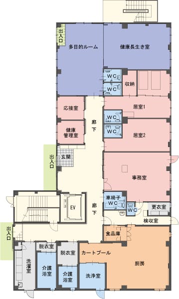 クレア藍住 間取図