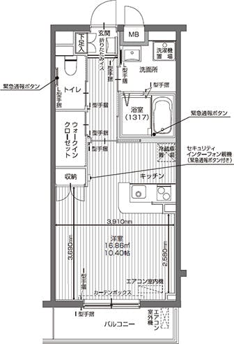 アイリスガーデン昭島昭和の森 間取図