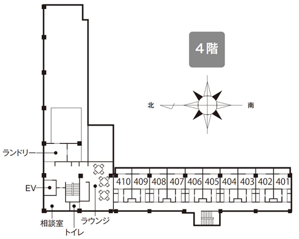 イリーゼ岡谷 間取図