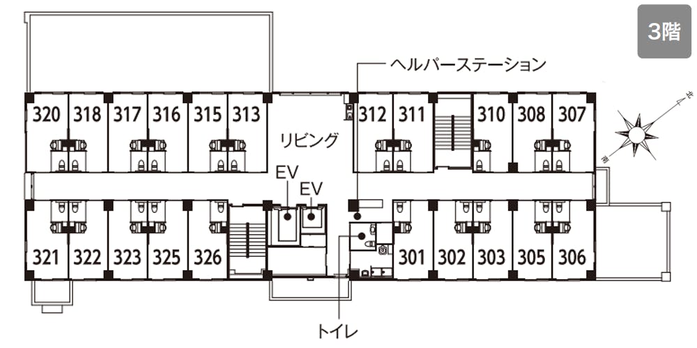 イリーゼ旭川３条通 間取図