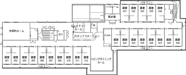 もみの樹・横浜鶴見 間取図