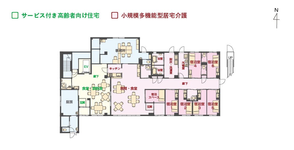 エイジフリーハウス茨木総持寺 間取図