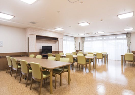グッドタイムホーム・新検見川 食堂兼機能訓練室