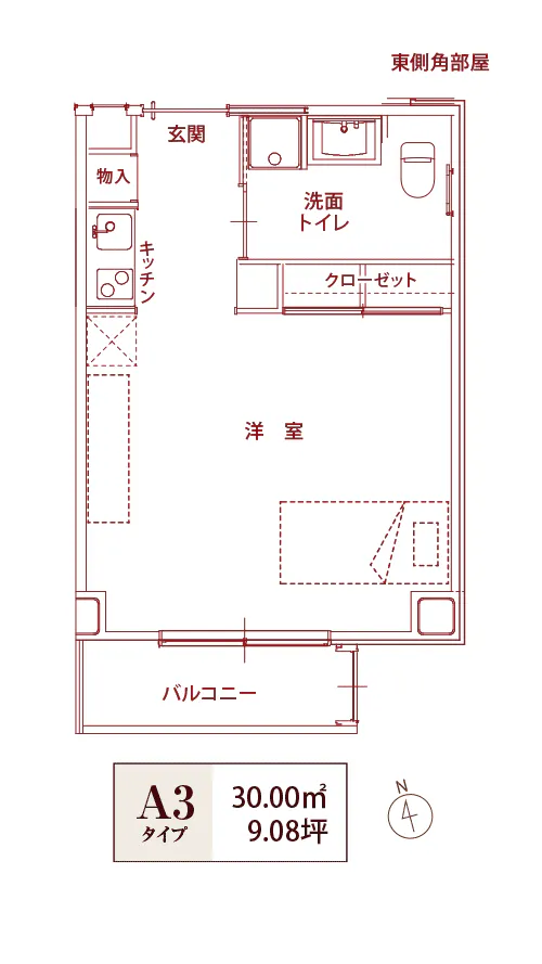 ヴィラ ベルセゾン 間取図
