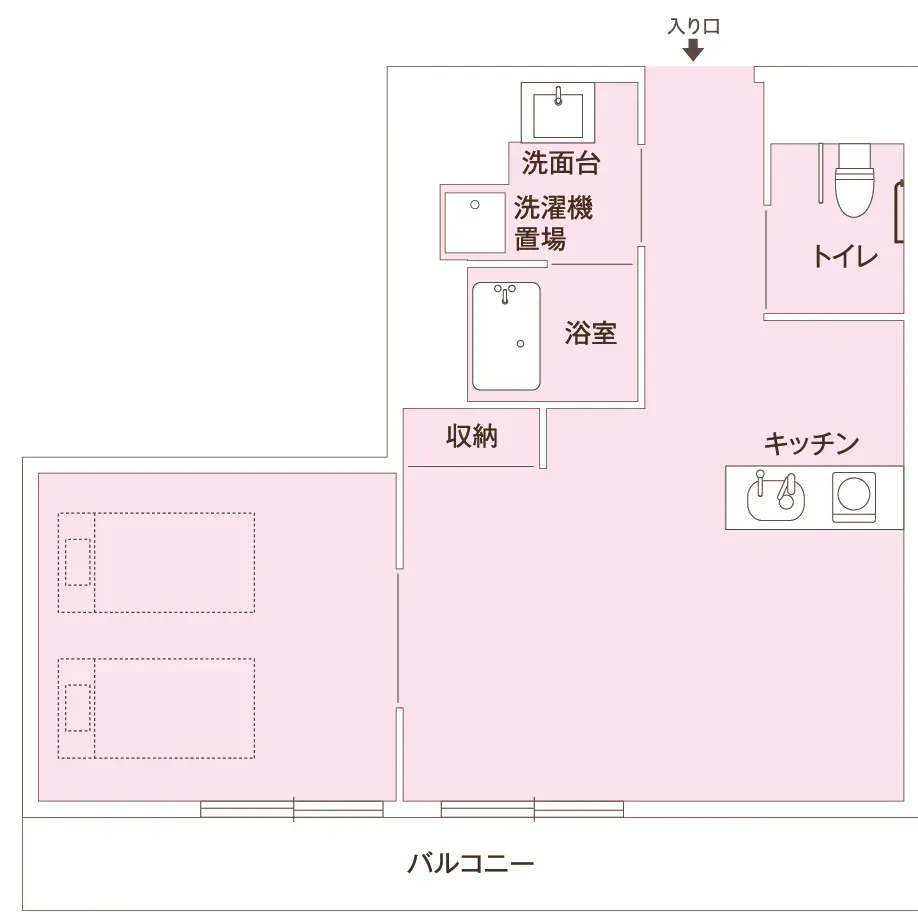 ココファン芦屋平田町 間取図