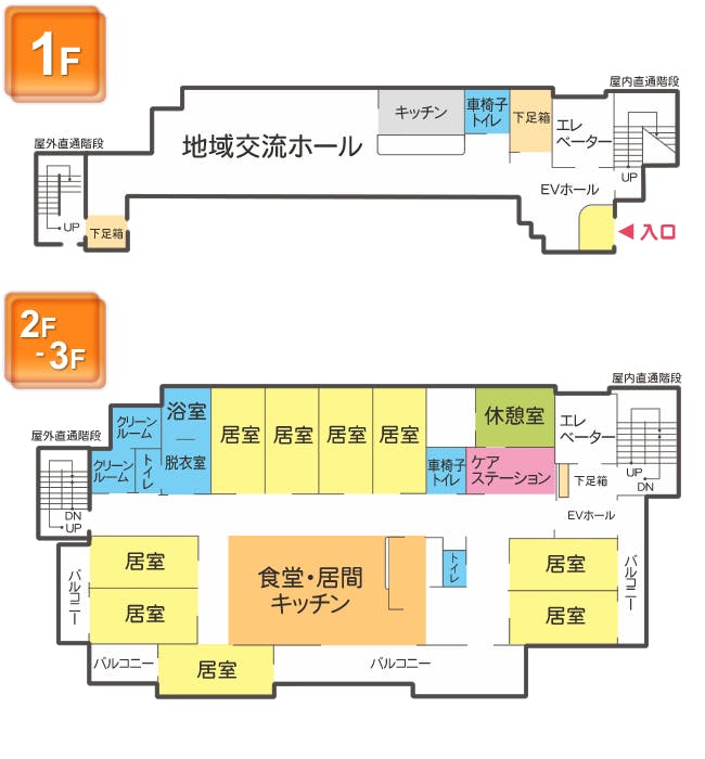 さわやかグループホームいいくら 間取図