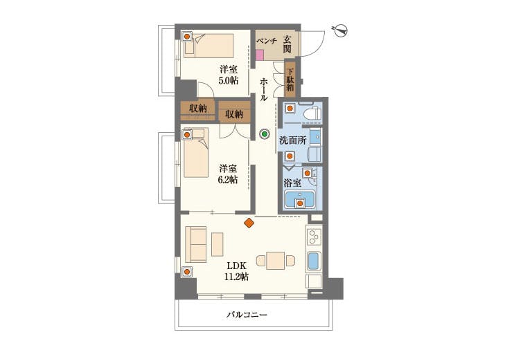 グランドマスト町田 間取図