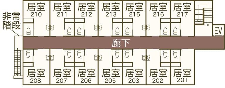 メディホス富士川 間取図