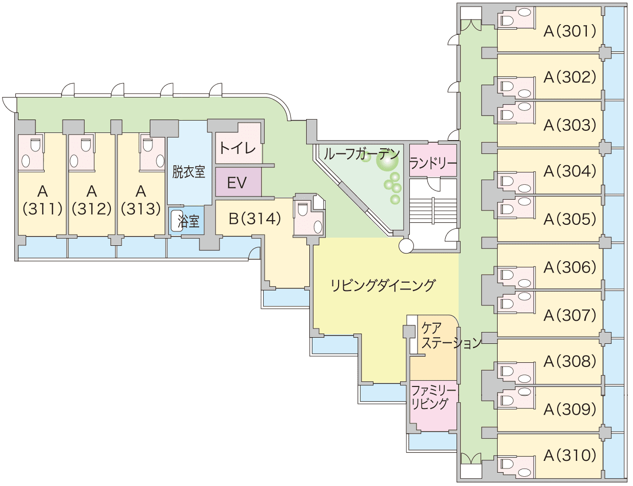 アライブ浜田山 間取図