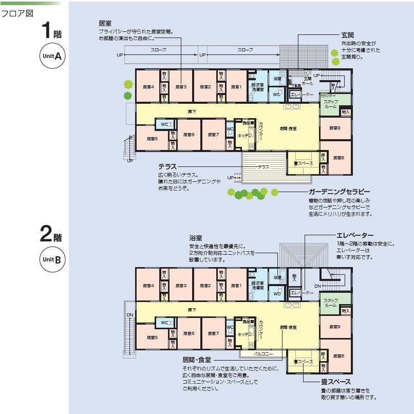 ニチイケアセンター洋光台 間取図